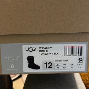 Ugg Boots - Bailey Bow II Black